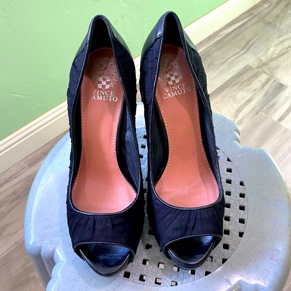 Open Peep Toe Heels